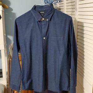 🏷️ Express Long Sleeve Soft Wash Casual Shirt M